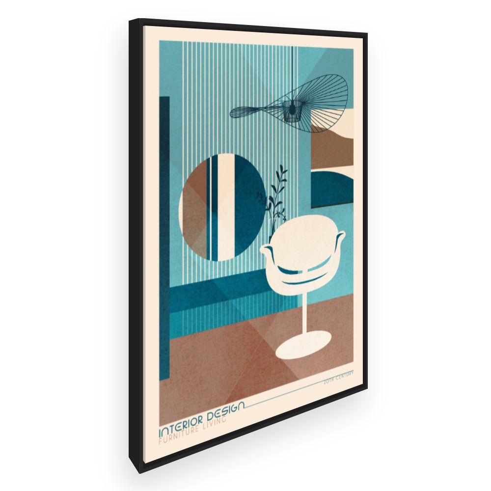 Toile Design rétro moderne
