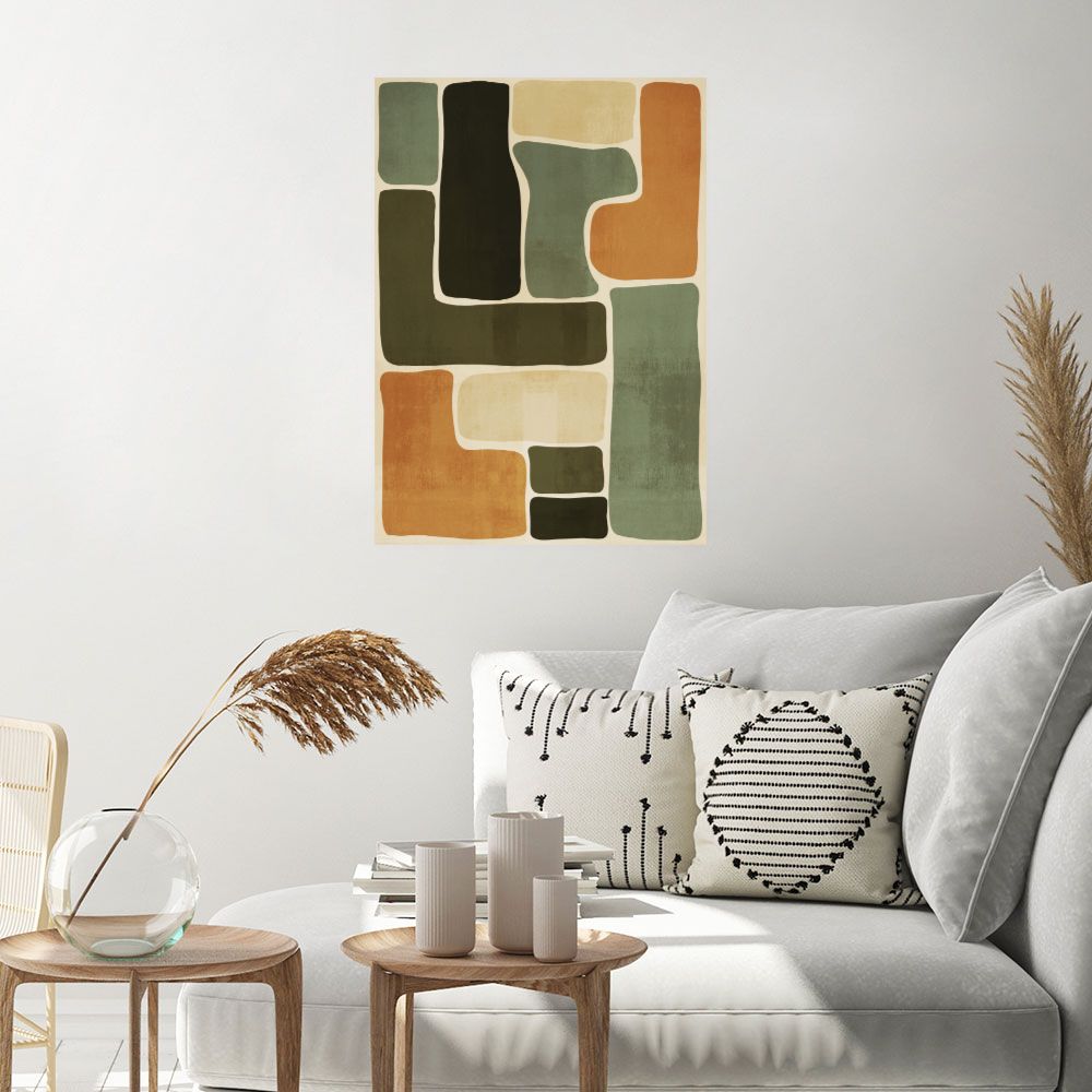 Affiche Formes abstraites élégantes