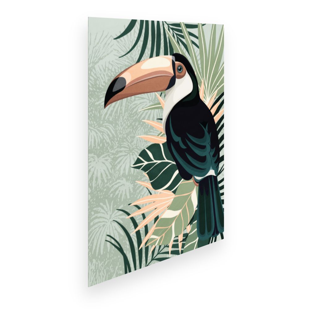 Affiche Toucan tropical vibrant