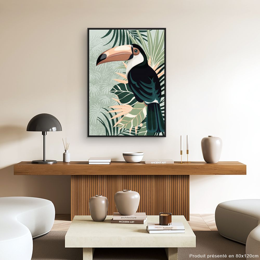 Tableau Toucan exotique