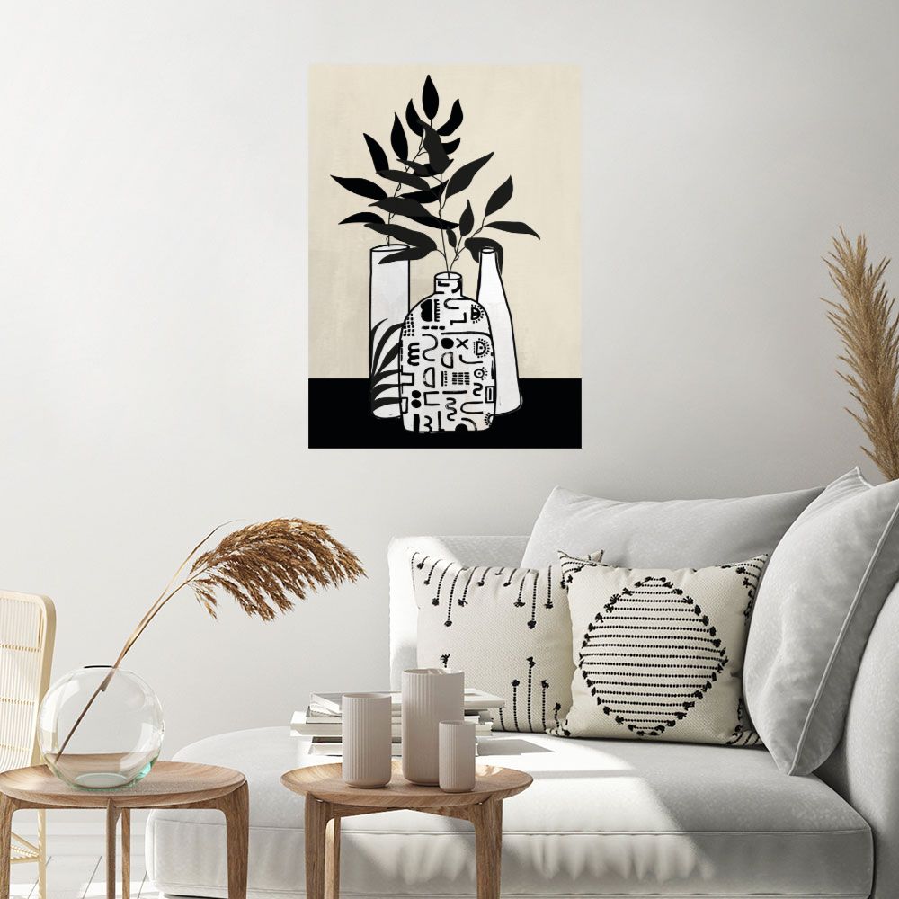 Affiche Vases stylisés