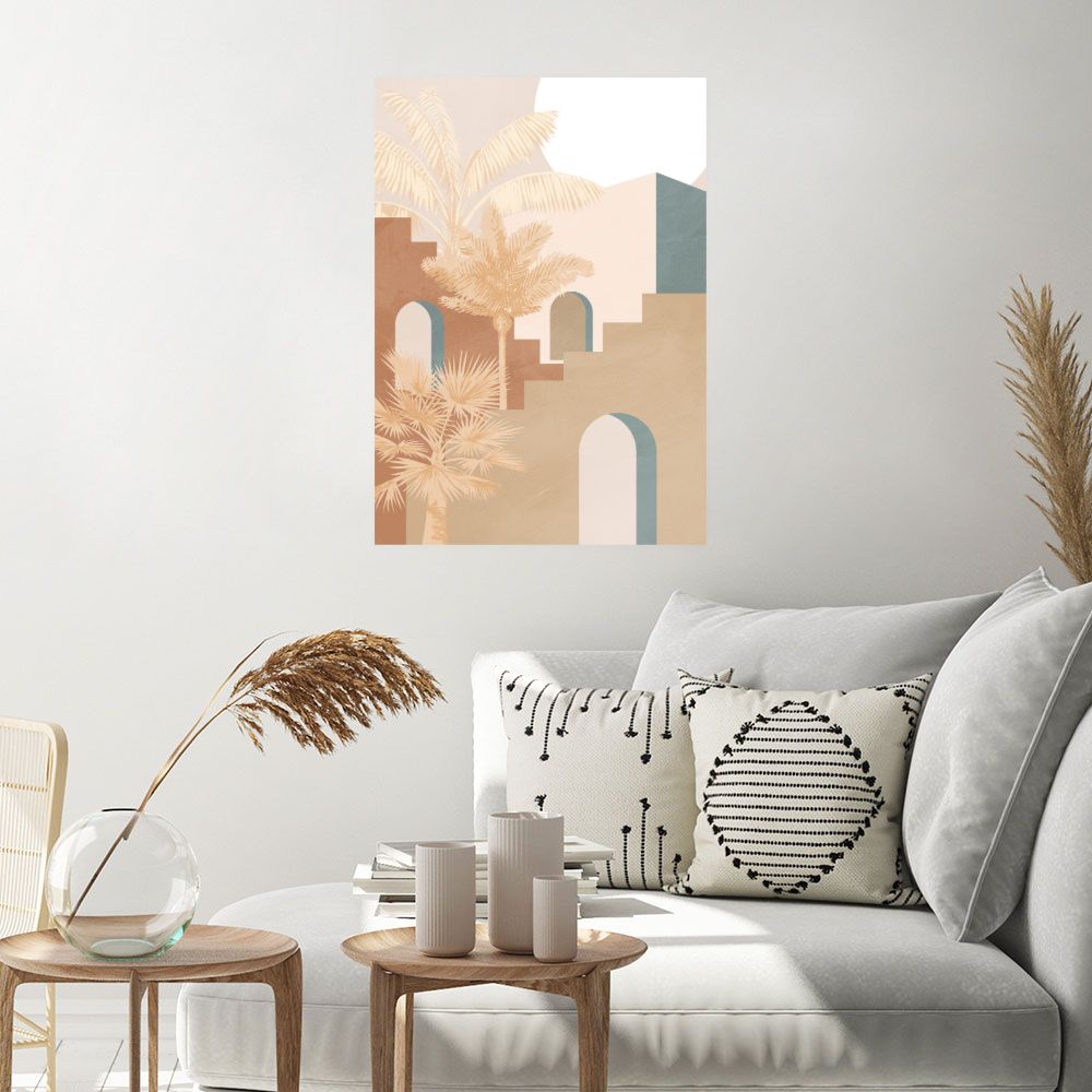 Affiche Oasis architecturale