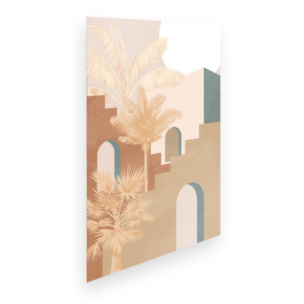 Affiche Oasis architecturale