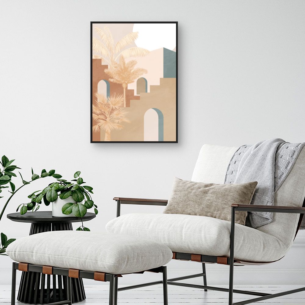 Tableau Scène exotique paisible