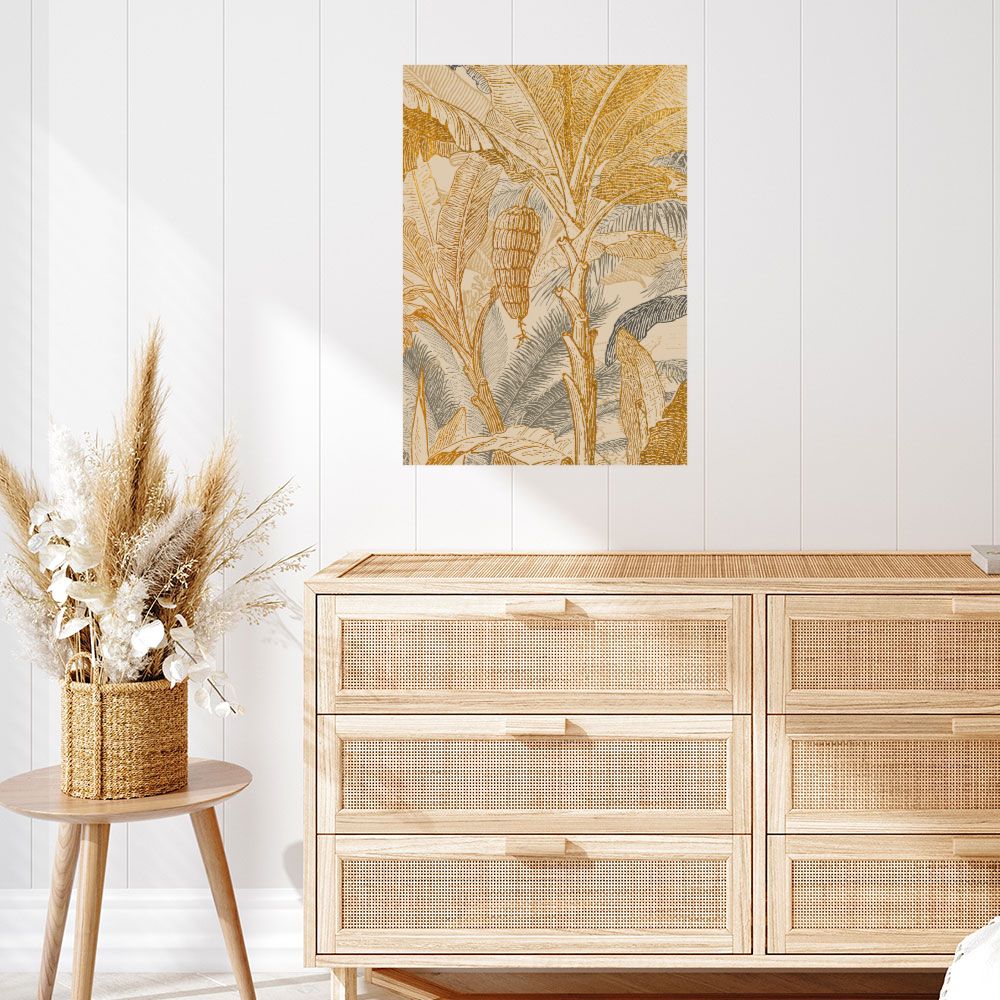 Affiche Fleurs tropicales exotiques