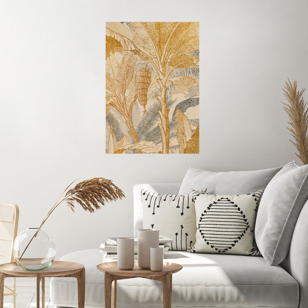 Affiche Fleurs tropicales exotiques
