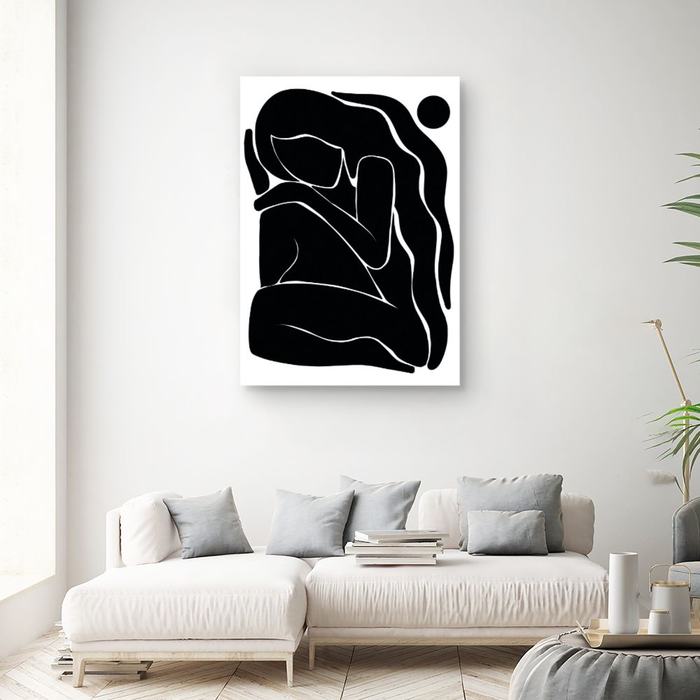 Tableau Silhouette abstraite