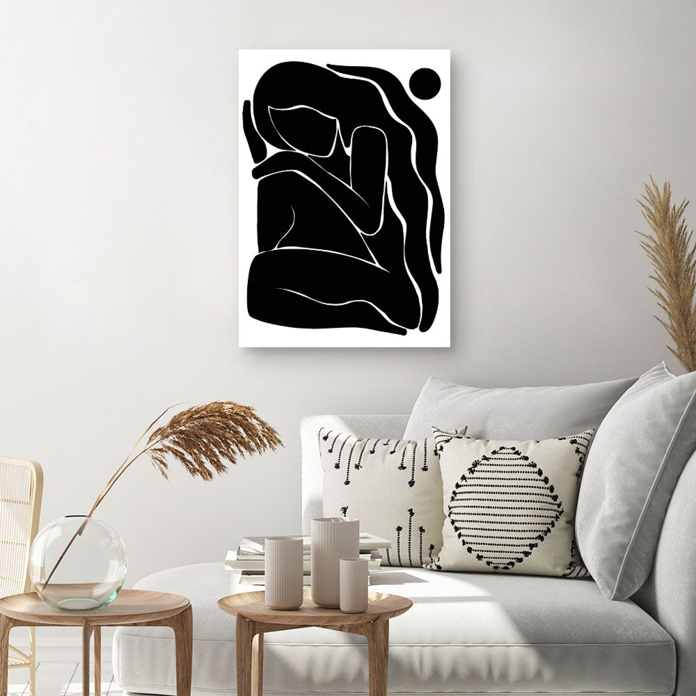 Tableau Silhouette abstraite