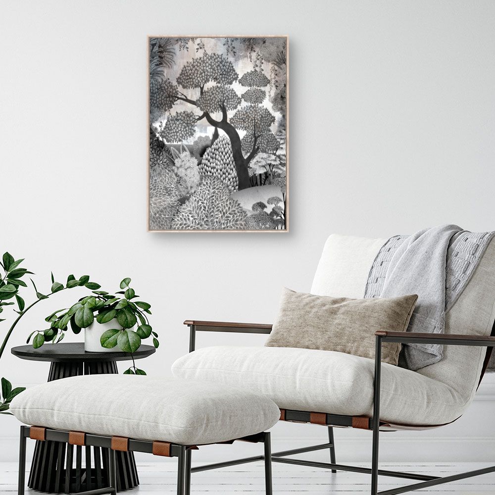 Tableau Forêt stylisée