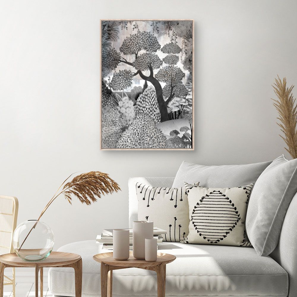 Tableau Forêt stylisée