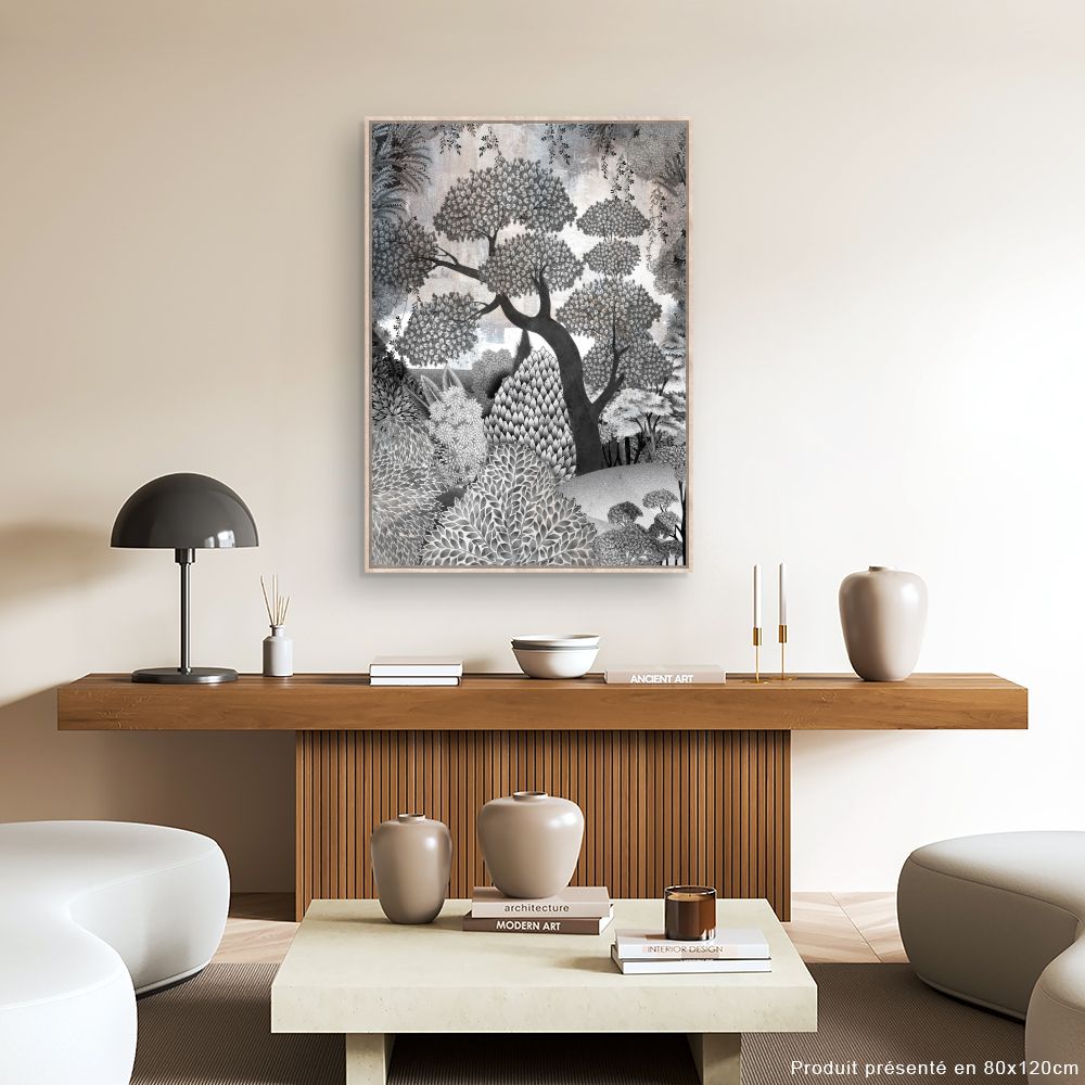 Tableau Forêt stylisée