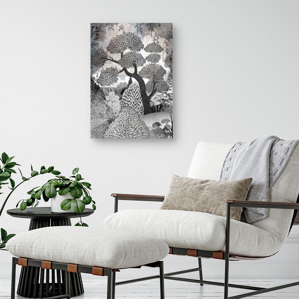Tableau Forêt stylisée