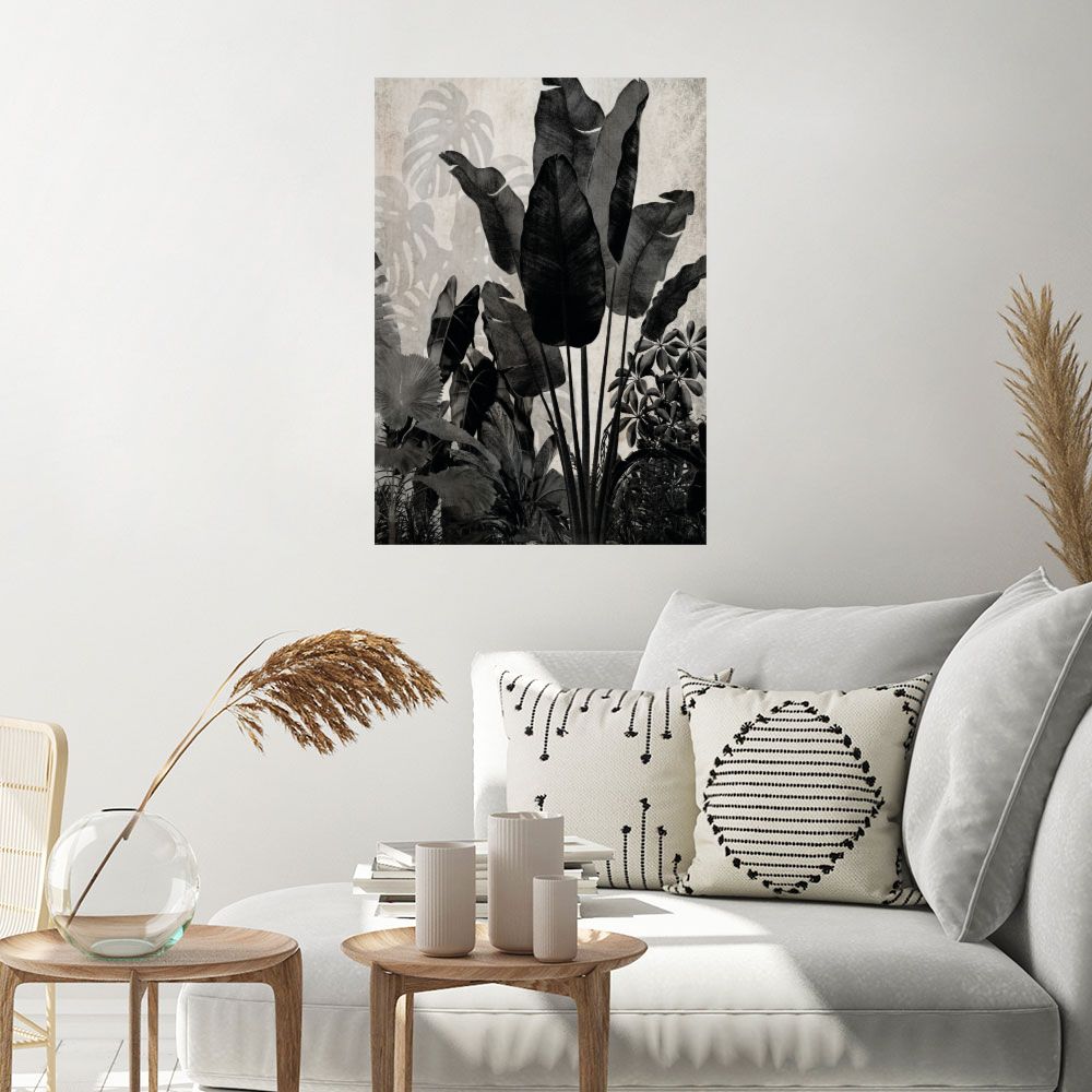 Affiche Feuillage exotique