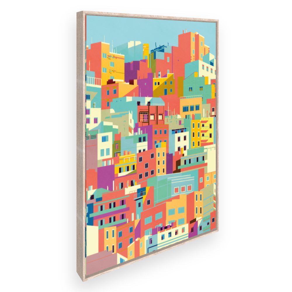 Toile Façades vibrantes