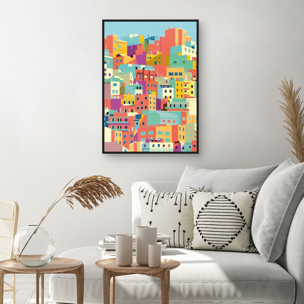 Tableau Façades vibrantes