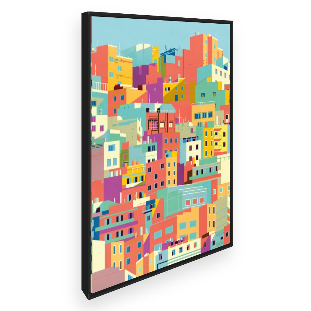 Toile Façades vibrantes