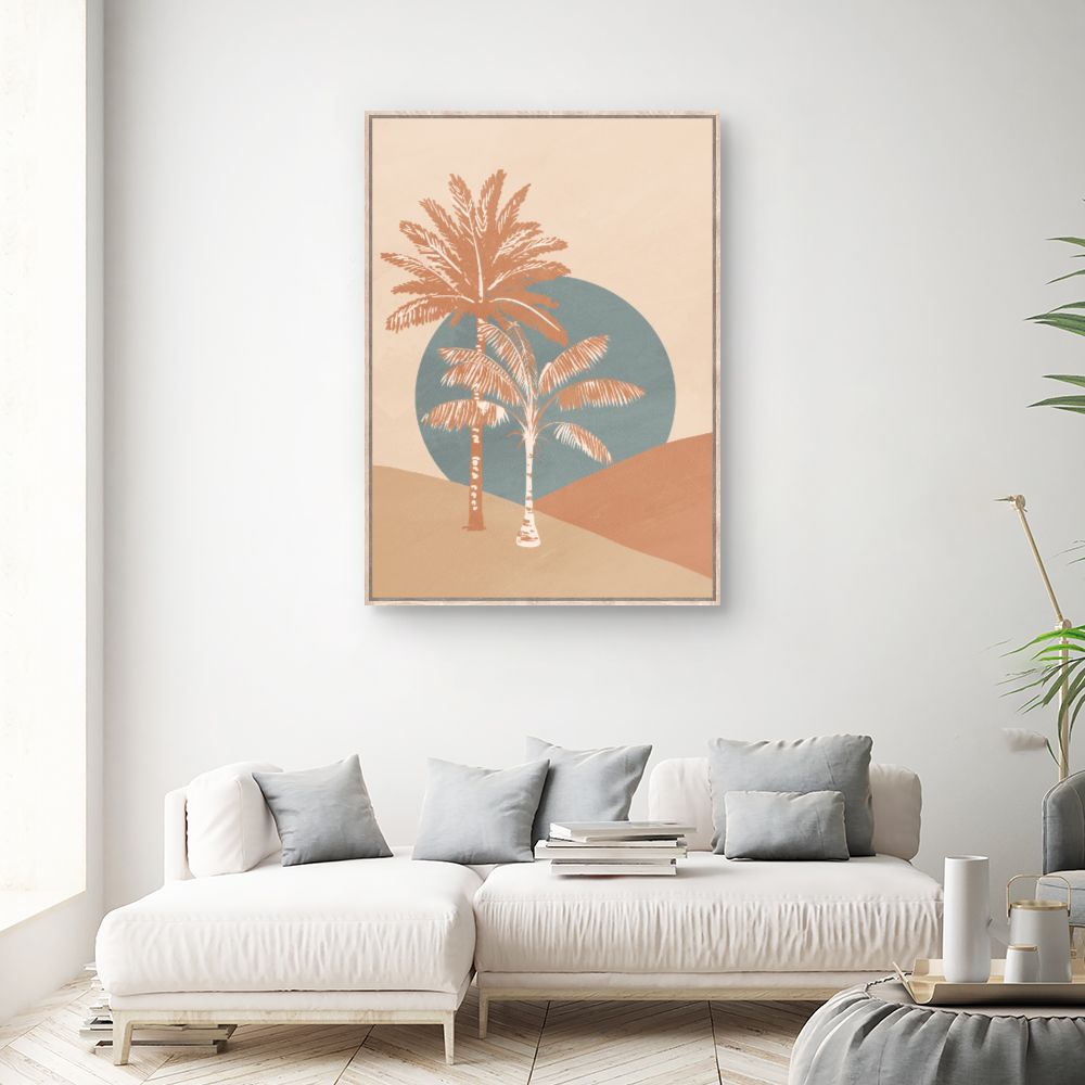 Tableau Palmiers stylisés