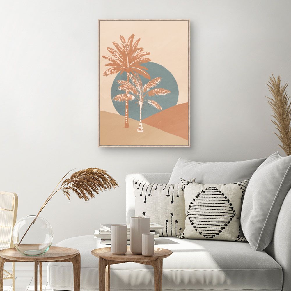 Tableau Palmiers stylisés