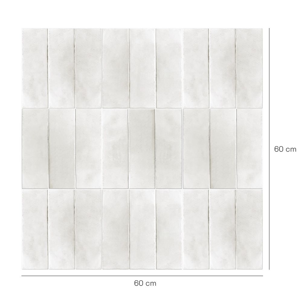Crédence en aluminium n°71 / Carreaux minimalistes