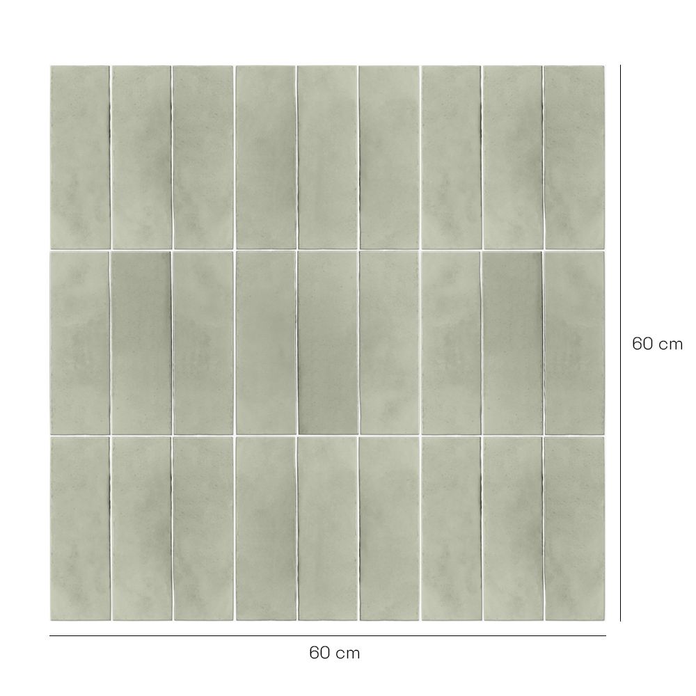 Crédence en aluminium n°70 / Carrelage élégant