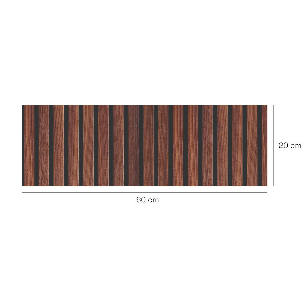 Crédence en aluminium n°59 / Rayures bois élégantes