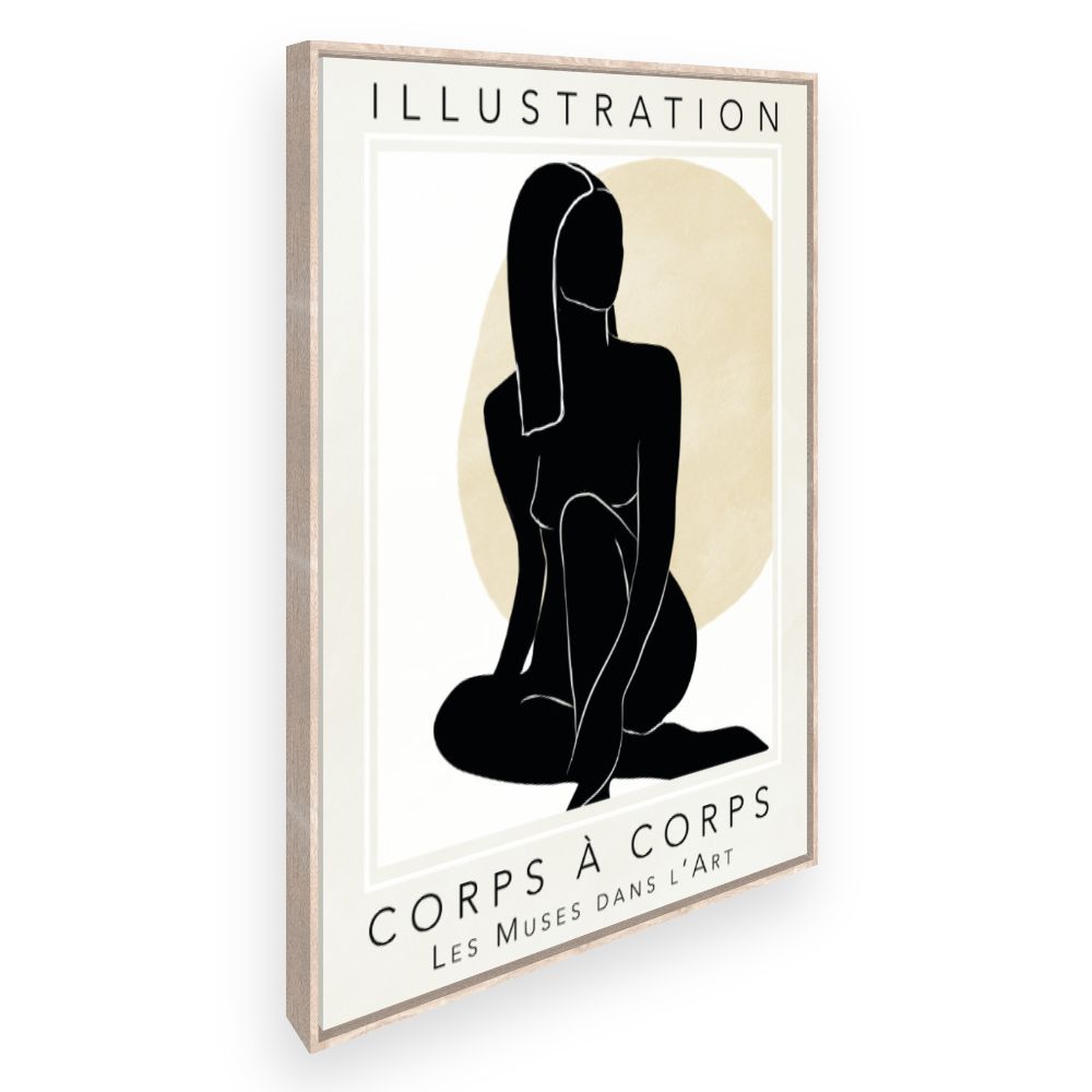 Toile Silhouette féminine élégante