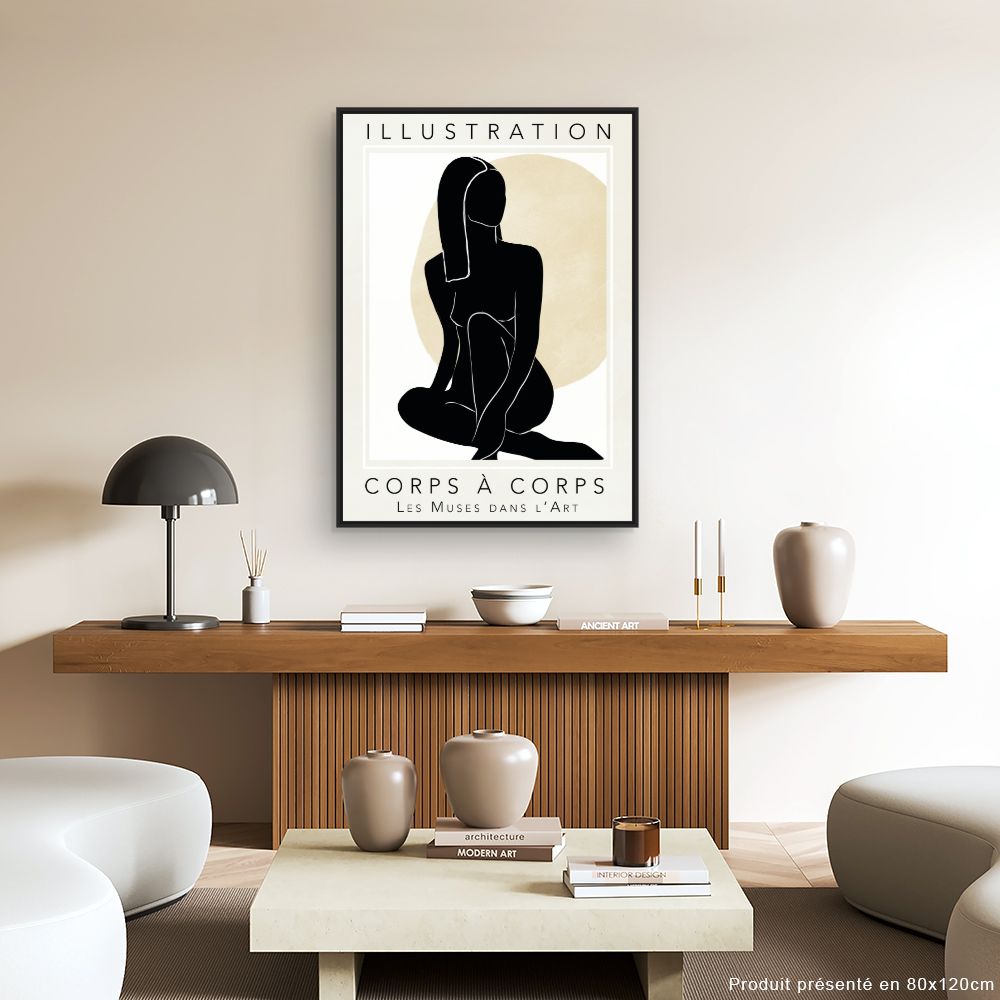 Tableau Silhouette féminine élégante