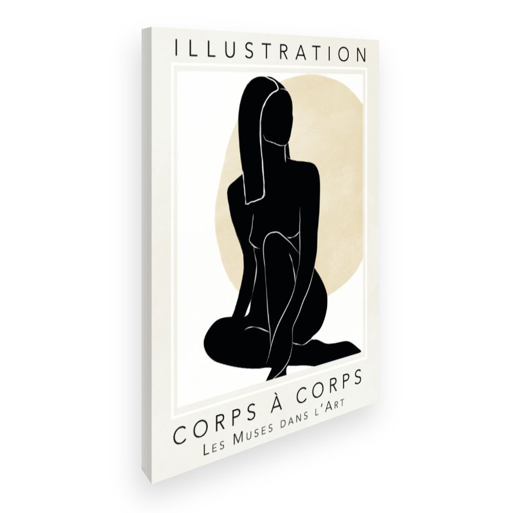 Toile Silhouette féminine élégante
