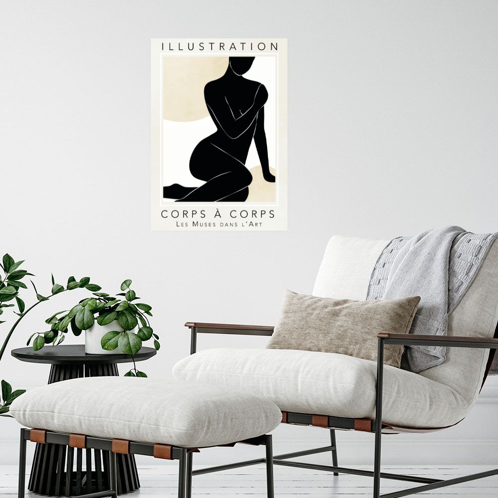 Affiche Élan artistique moderne