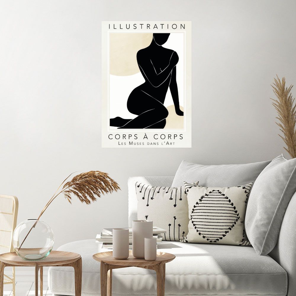 Affiche Élan artistique moderne