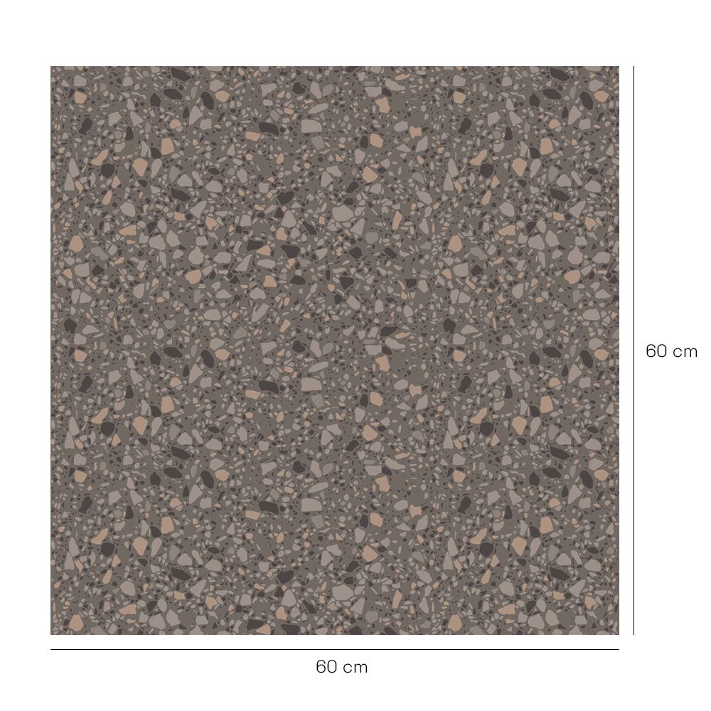 Crédence en aluminium n°50 / Design terrazzo moderne