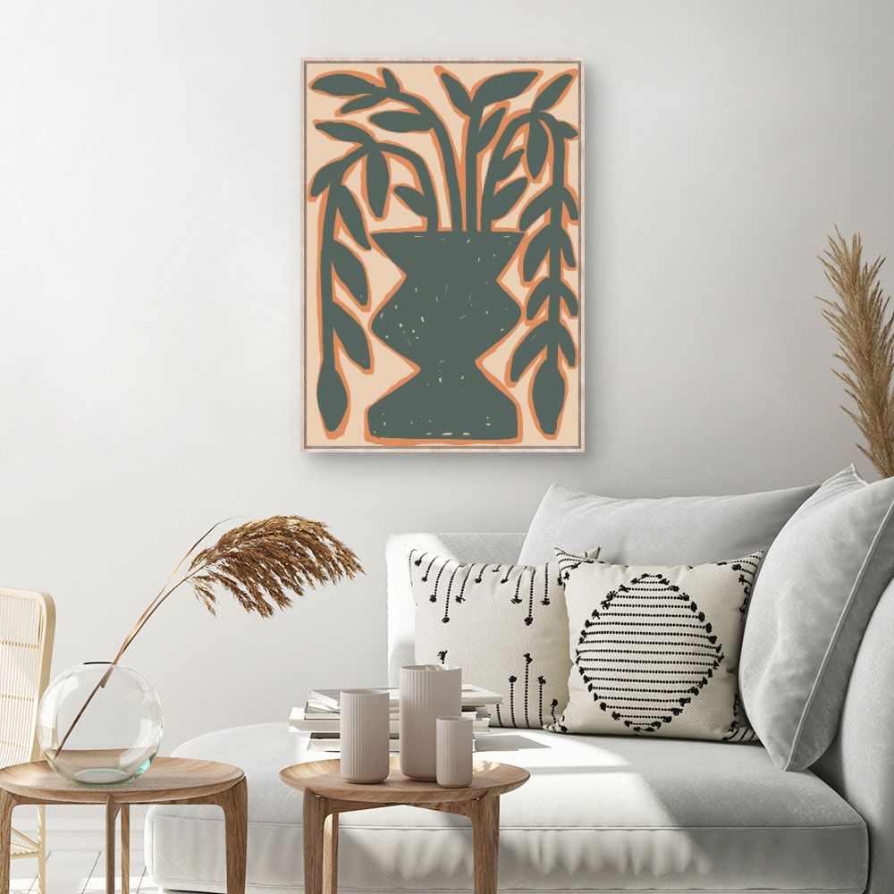 Tableau Vase abstrait