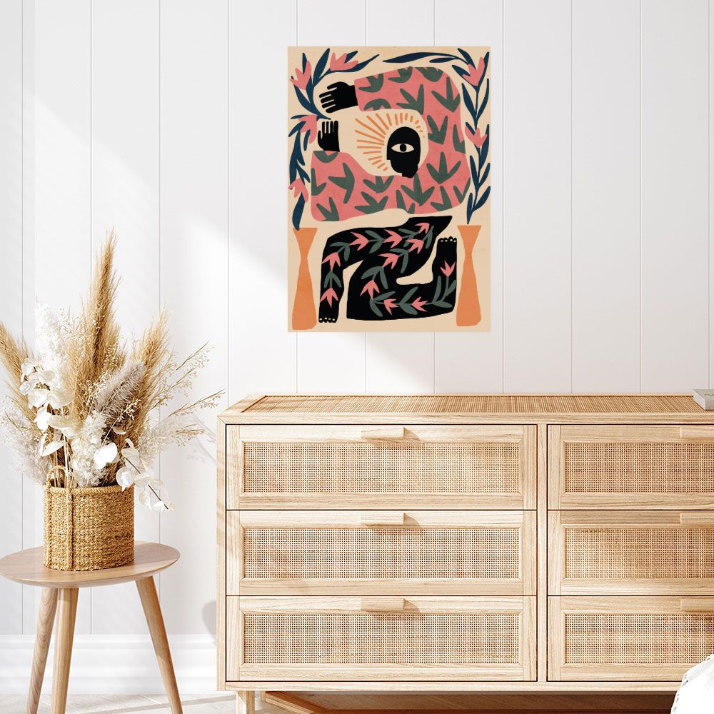 Affiche Formes artistiques vibrantes