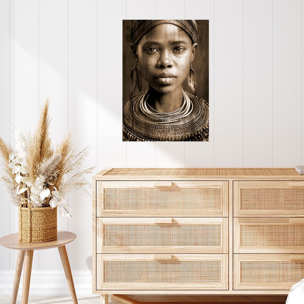 Affiche Portrait ethnique captivant