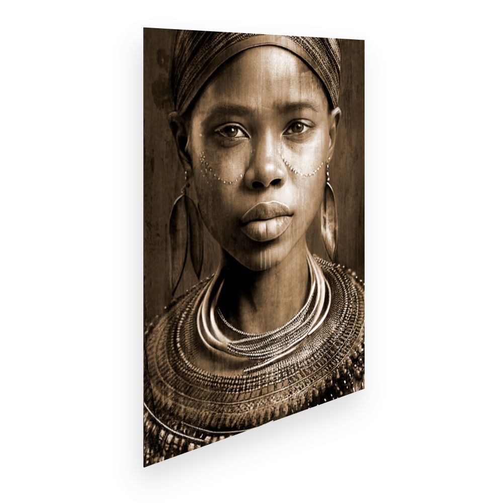 Affiche Portrait ethnique captivant