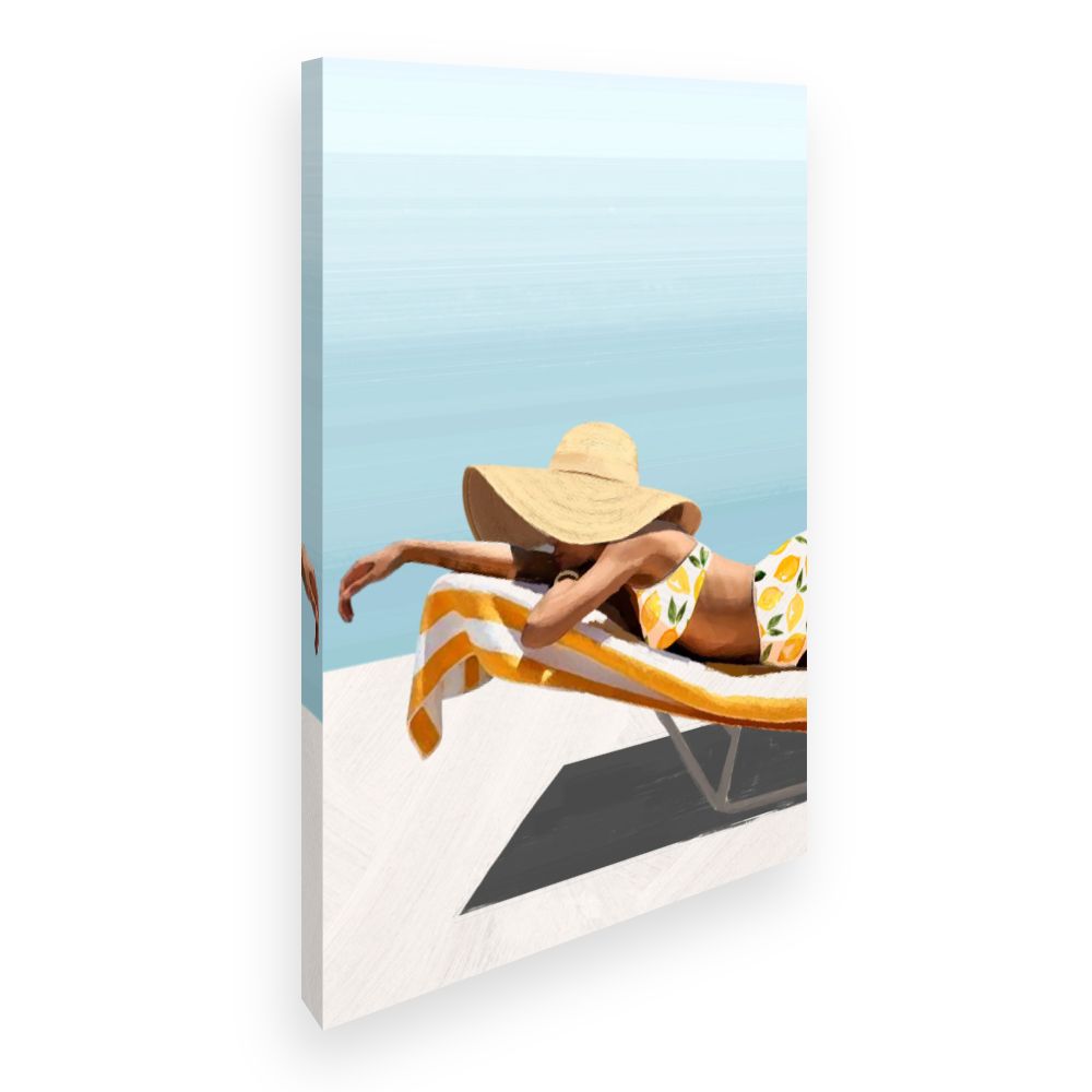 Toile Détente ensoleillée