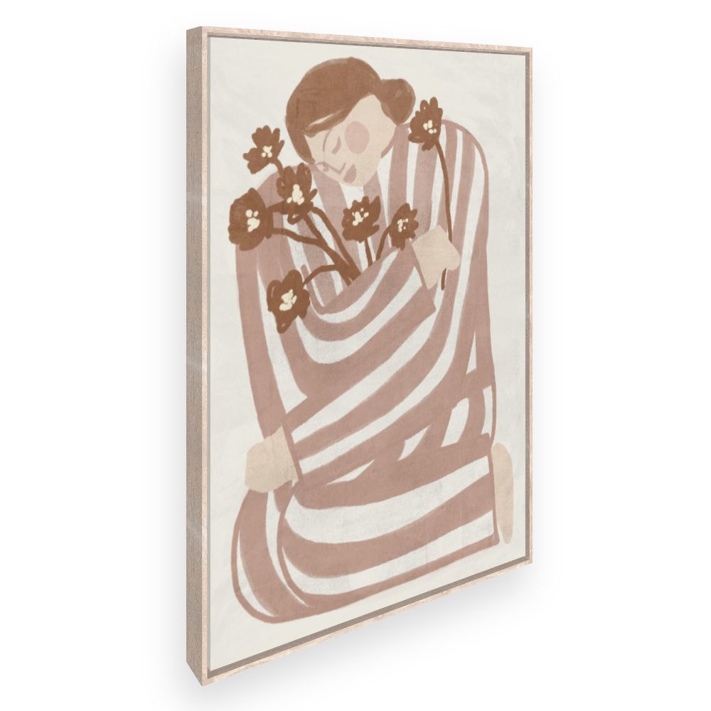 Toile Tendresse florale