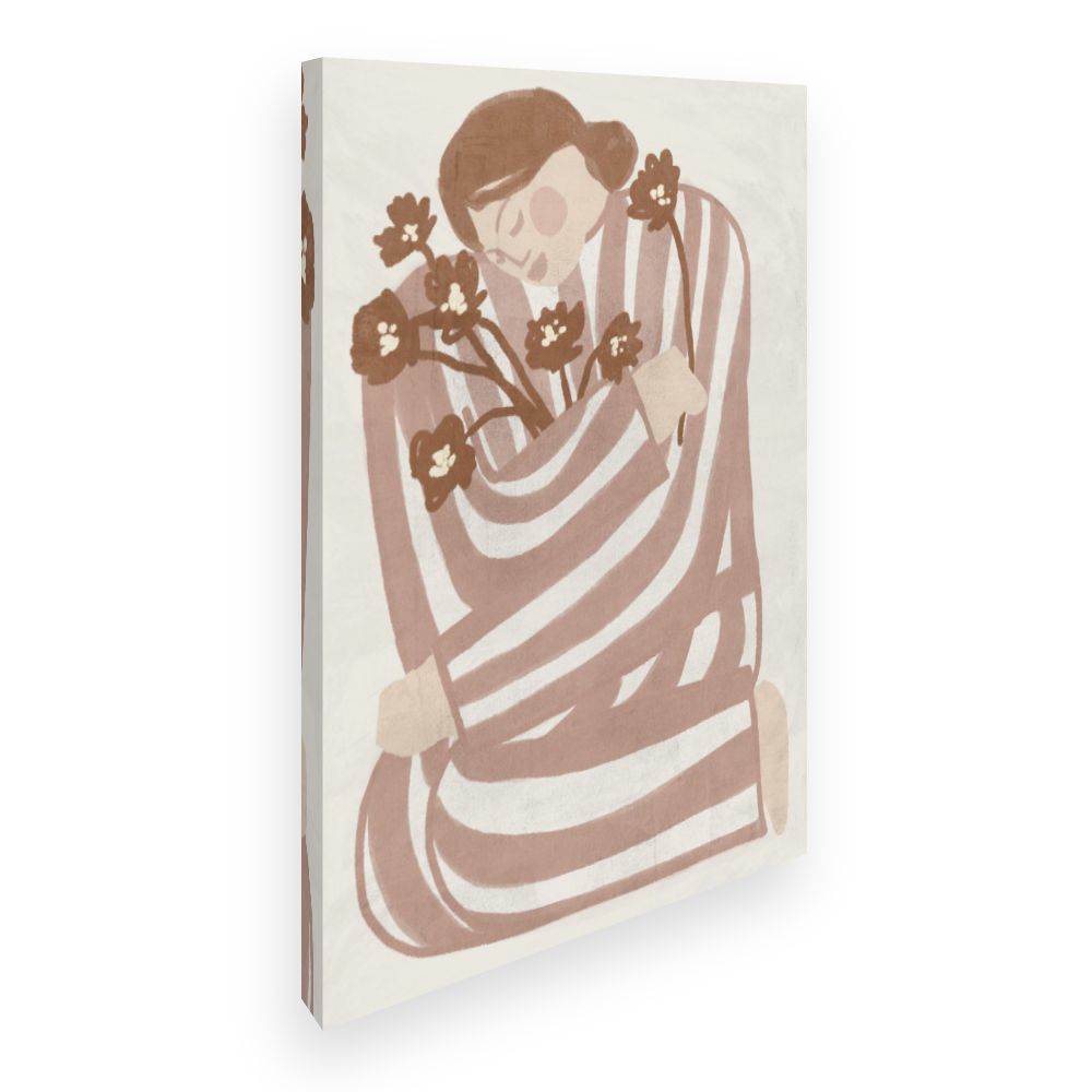 Toile Tendresse florale