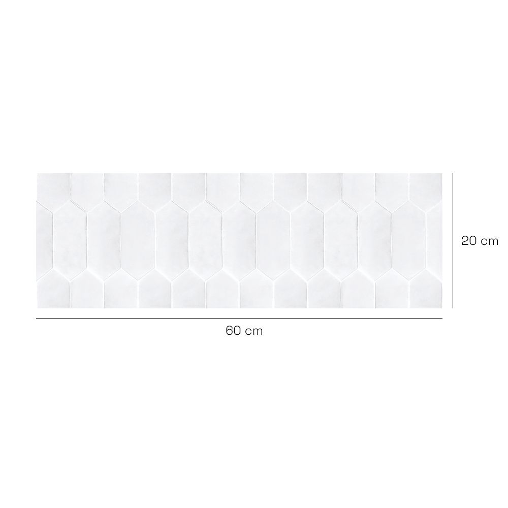 Crédence en aluminium n°46 / Hexagones élégants