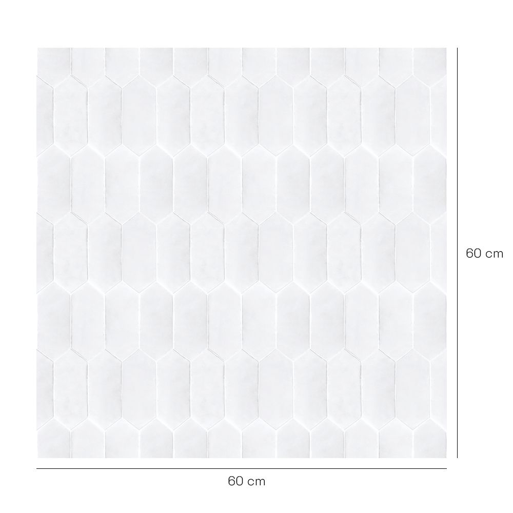 Crédence en aluminium n°46 / Hexagones élégants