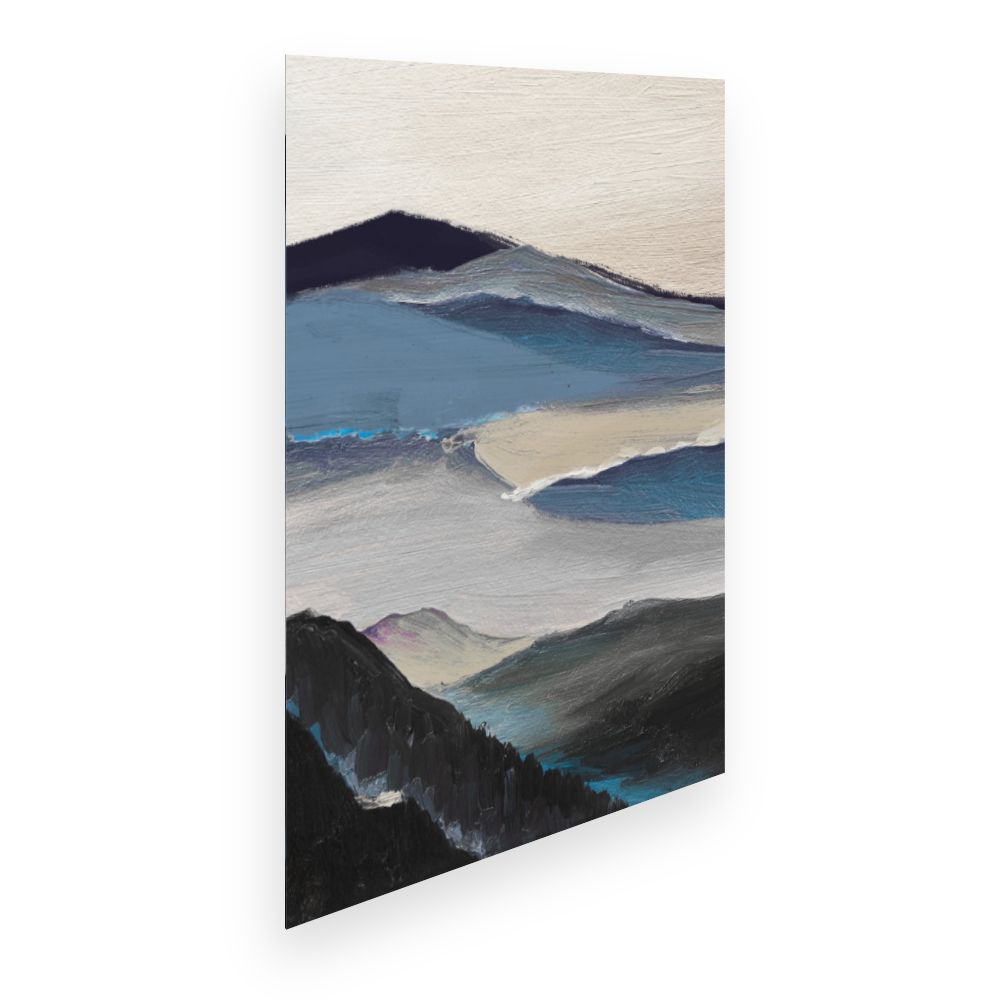 Affiche Paysage montagneux serein