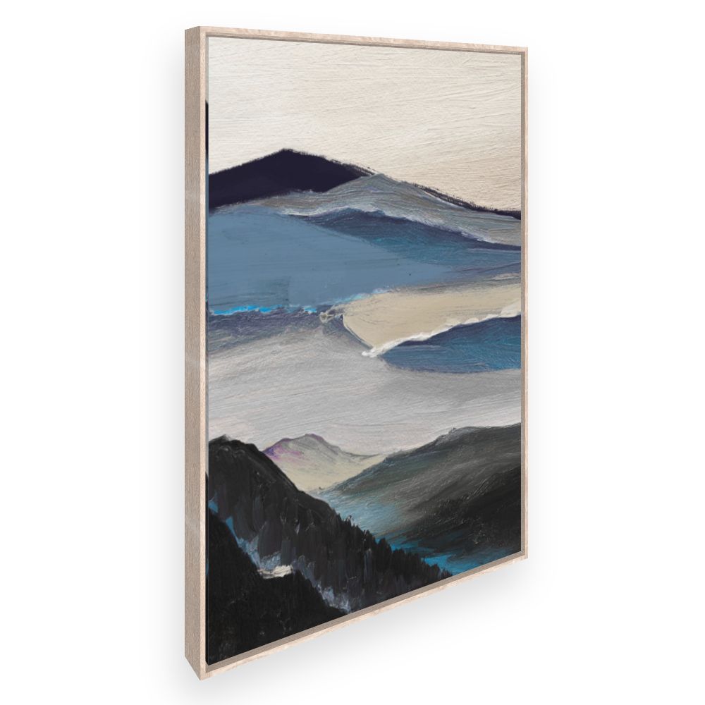 Toile Paysage montagneux paisible