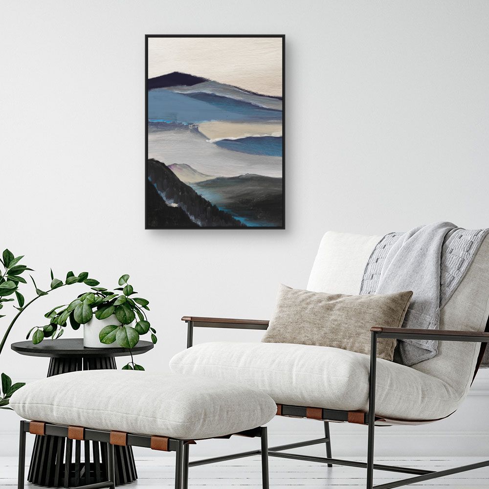 Tableau Paysage montagneux paisible