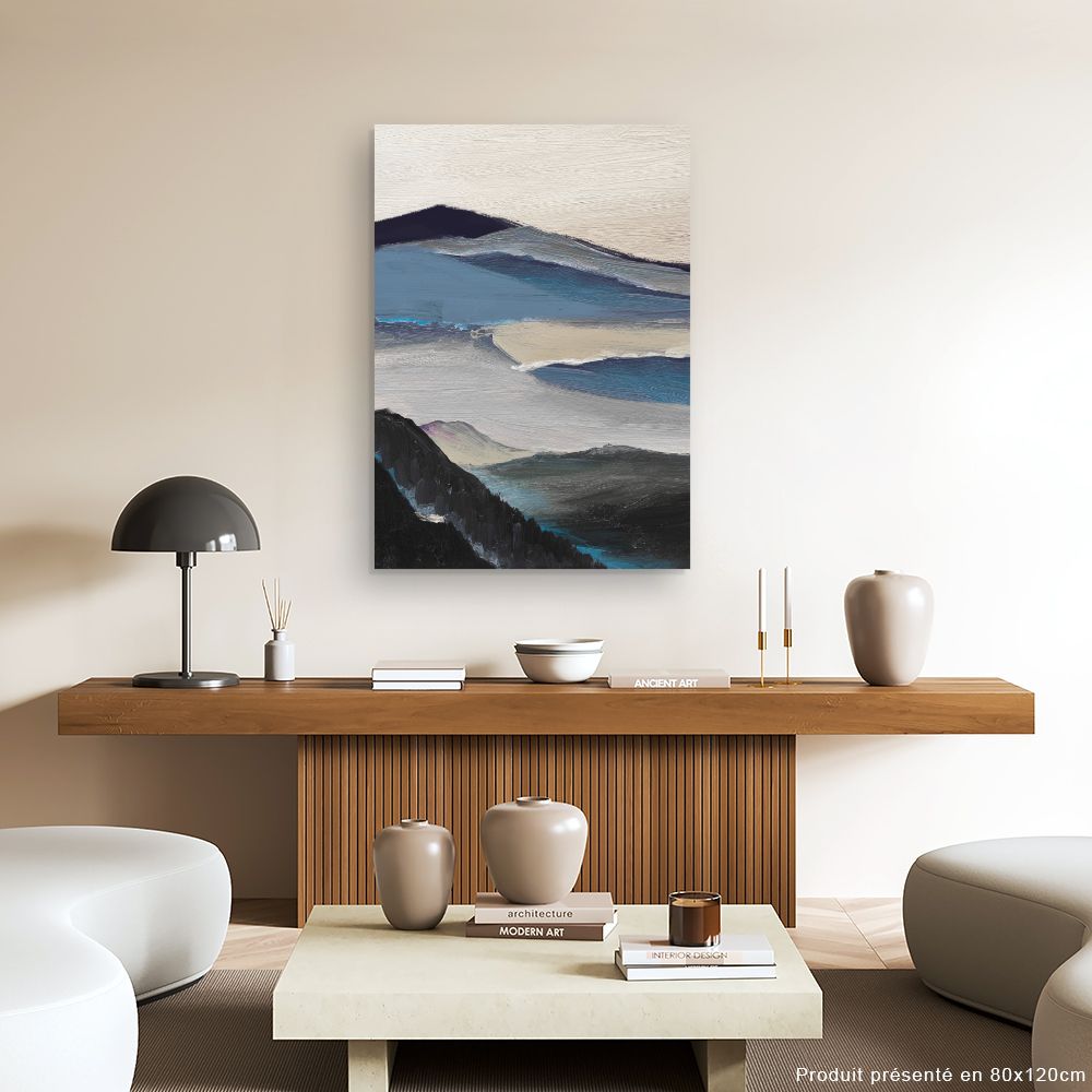 Tableau Paysage montagneux paisible