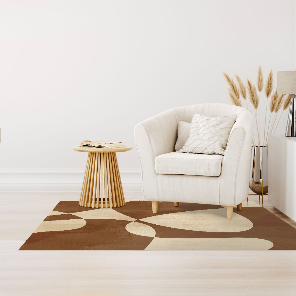 Tapis n°410 Courbes organiques élégantes