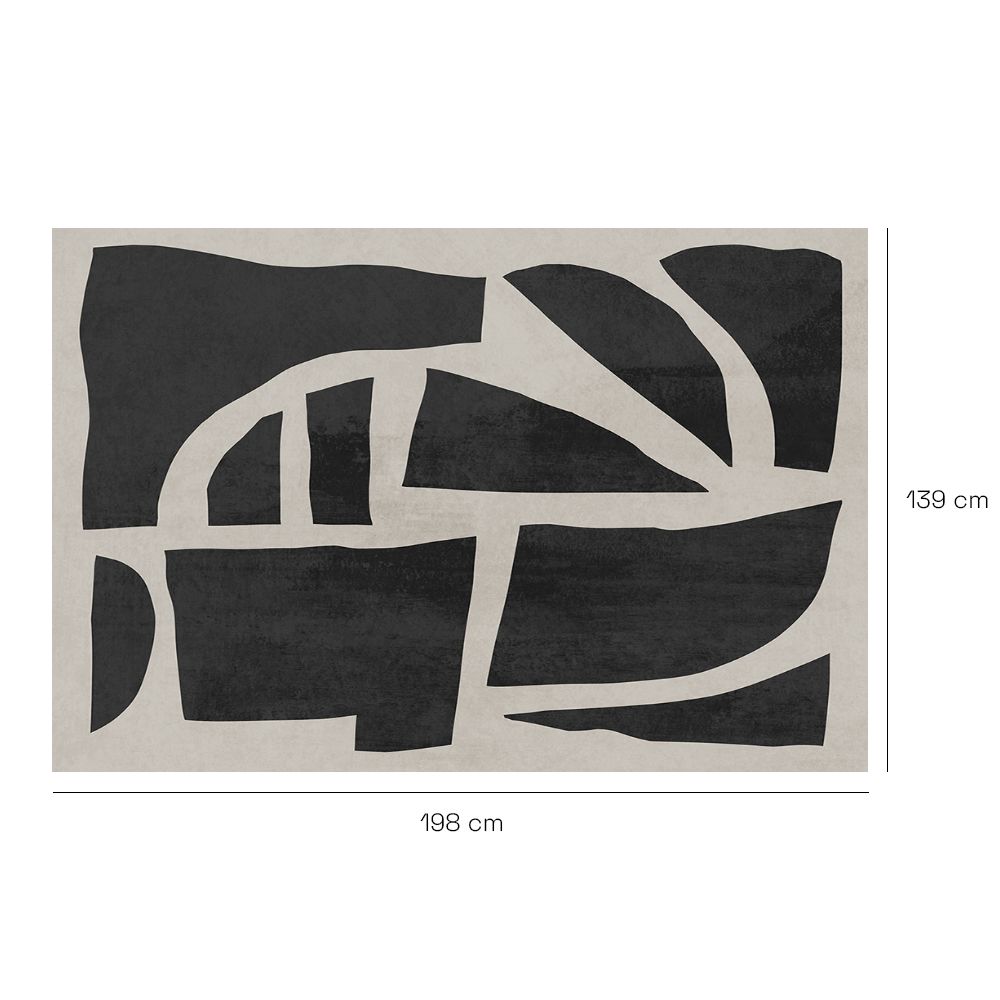 Tapis n°411 Formes abstraites élégantes