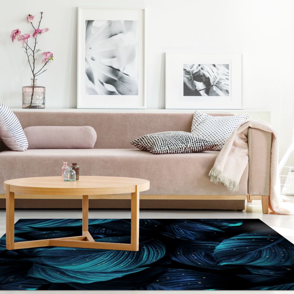 Tapis n°413 Feuillage luxueux intense