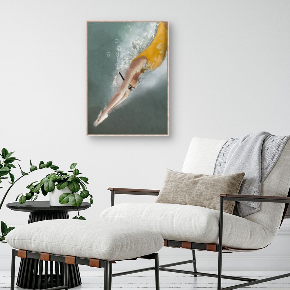 Tableau Plongeon élégant