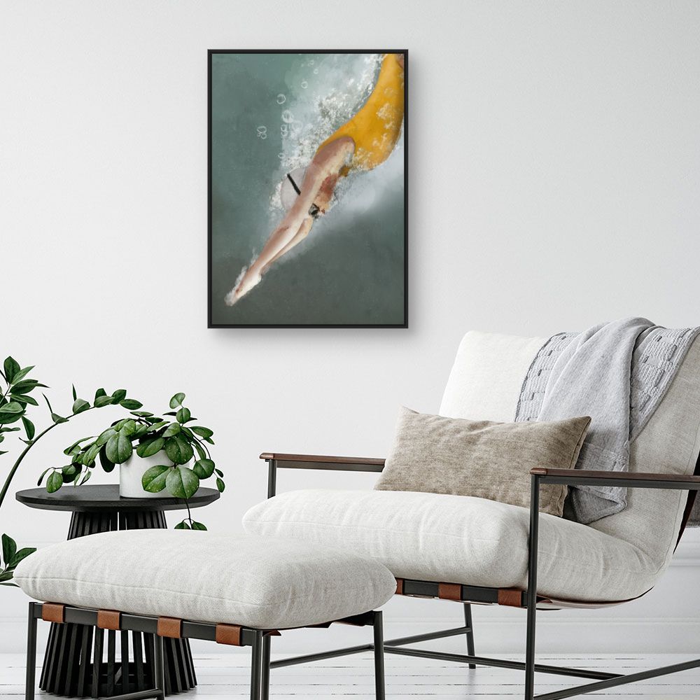 Tableau Plongeon élégant