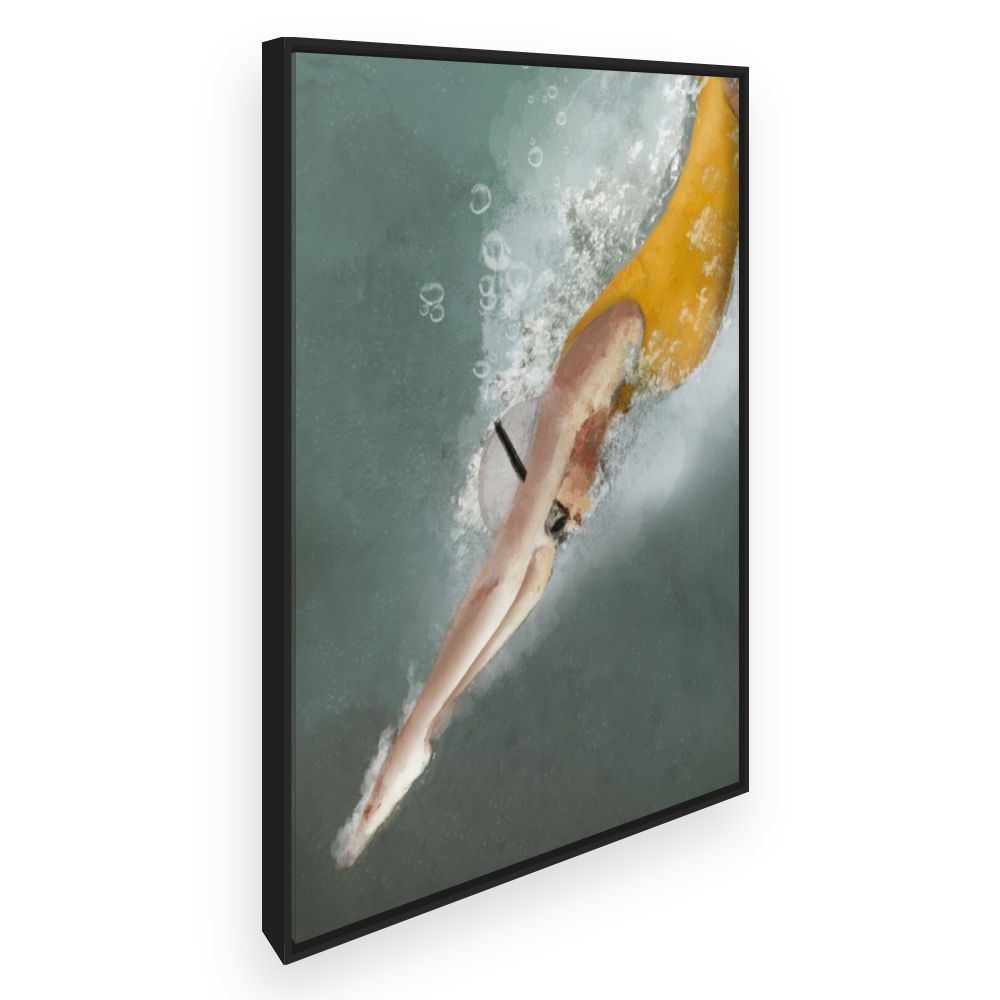 Toile Plongeon élégant